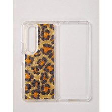 Case Collection Galaxy Z Fold 3 Diamonds Taşlı Uyumlu   Kılıf