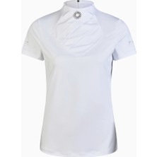 Pikeur Selection 1326 Lüks Kadın Binici Yarış Tişörtü Taş Detaylı Tasarım