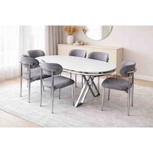 Oslo Yemek Masası Mutfak Masası 90X160 Lüx Masa(Sadece Masa)