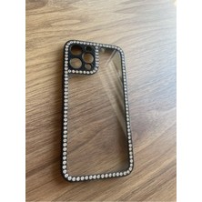 Case Collection Iphone 13 Pro Kenarları Taşlı Kılıf