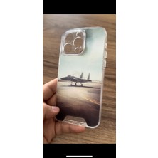 Case Collection Iphone  13 Pro Uyumlu Hareketli Kapak 3 Boyutlu  Slikon Kapak ( Türkiye De Ilk ) Uçak Kılıf