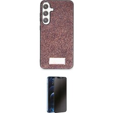 Elektronikçim Ieg™ Galaxy A55 5g Kılıf Vadi Klasik Serisi - Siyah 3D Antistatik Hayalet Cam Ekran Koruyucu Elk