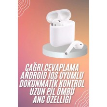 TKÇ Yeni Nesil Dokunmatik Kontrol Çağrı Cevaplayabilen Kablosuz Bluetooth Kulaklık
