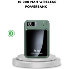 TKÇ Magsafe Powerbank Kablosuz Şarjlı ve 22.5W Hızlı Şarj Destekli