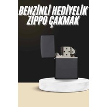 TKÇ Erkeklere Özel Hediyelik Eşya  Metalik Benzinli Çakmak Doldurulabilir