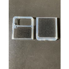 Case Collection Samsung Galaxy Z Filip 3 Uyumlu Diamonds Taşlı Kılıf