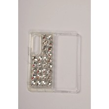 Case Collection Galaxy Z Fold 4 Uyumlu Taşlı Kılıf