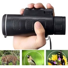 Özgürce 40X60 Dürbün Teleskop ve Tripod Seti, Su Geçirmez, Pusula ile Keşif Keyfi