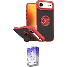 Elektronikçim Ieg™ iPhone 17 Air Kılıf Yörünge Çizgi - Siyah Bilvis 5in1 3D Magic Cam Ekran Koruyucu Elk-34