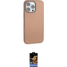 Elektronikçim Ieg™ iPhone 16 Pro Max Kılıf Zirve Modern Prime - Siyah Buffer Hayalet Cam Ekran Koruyucu Elk-34
