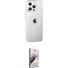 Elektronikçim Ieg™ iPhone 15 Pro Kılıf Yörünge Koleksiyonu - Siyah Bilvis 3D Mat Cam Ekran Koruyucu ELK-3486