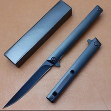 Knivox Browning Siyah Ince Knivox M390 Kamp Çakısı