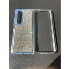 Case Collection Galaxy Z Fold 3 Diamonds Taşlı Uyumlu   Kılıf