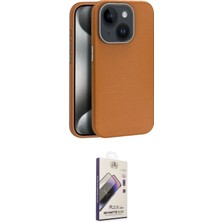 Elektronikçim Ieg™ iPhone 15 Kılıf Zirve Modern Prime - Siyah Bilvis 3D Mat Cam Ekran Koruyucu ELK-34863