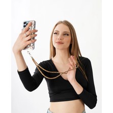 Case Collection Kristal Taşlı Swarrowski Askısı Kılıf Ipi Boyun Için Tüm Telefon Kılıflarına Uygun Charmaskı