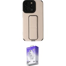 Elektronikçim Ieg™ iPhone 13 Pro Max Kılıf Çekirdek Yansıma - Siyah Bilvis 5in1 3D Magic Cam Ekran Koruyucu