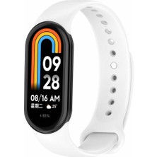 Kordify Xiaomi Mi Band 8 / Mi Band 9 / Mi Band 10 Uyumlu Liquid Silikon Kordon – Yumuşak, Esnek, Terletmeyen Spor Kayış