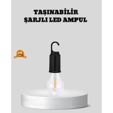 TKÇ Type-C Şarjlı LED Kamp Lambası – Uzun Ömürlü Pil ve Yüksek Parlaklık