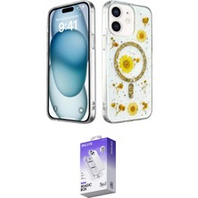 Elektronikçim Ieg™ iPhone 12 Kılıf Kozmos Doku - Siyah Bilvis 5in1 3D Magic Cam Ekran Koruyucu ELK-34863