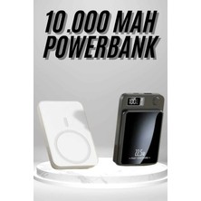 TKÇ Magsafe Hızlı Şarj 10.000 Mah Wireless Şarj Powerbank Android ve Ios Uyumlu