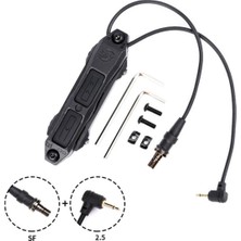 Özgürce Taktikal Fener ve PEQ15 Lazerli Fener Açma/kapama Anahtarı Siyah