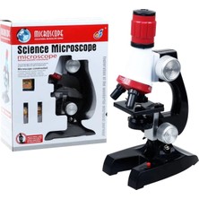 Özgürce Zoom LED Işıklı Mikroskop Kiti 100X-1200X, Eğitici ve Detaylı Görüntü