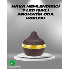 TKÇ Aromaterapi Uyumlu 300 ml LED Işıklı Oda Kokusu Difüzörü