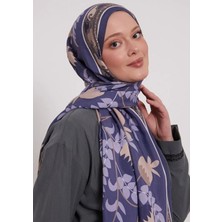 Nar Çiçegi Motifli Royal Şal 2451-02