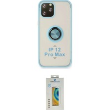 Elektronikçim Ieg™ iPhone 12 Pro Max Kılıf Yörünge Çizgi - Siyah Polymer Nano Ekran Koruyucu ELK-34863
