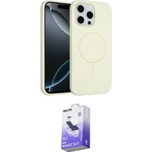 Elektronikçim Ieg™ iPhone 15 Pro Max Kılıf Yankı Form Serisi - Siyah Bilvis 5in1 5d Magic Hayalet Cam Ekran K