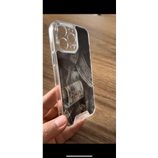 Case Collection Iphone 14 Uyumlu Hareketli Kapak 3 Boyutlu  Slikon Kapak ( Türkiye De Ilk )Dolar Desenli Kılıf