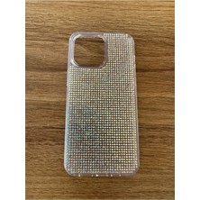 Case Collection Iphone 15 Pro Uyumlu Diadmond Taşlı Slikon Kılıf (Handmade)