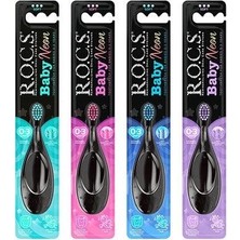 Nacario Mey Ithalat®  .baby Neon Ekstra Soft Diş Fırçası 0-3 Yaş