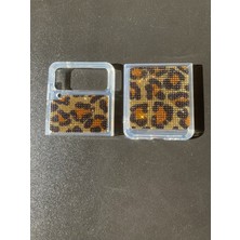 Case Collection Samsung Galaxy Z Filip 3 Uyumlu Diamonds Taşlı Kılıf