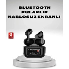 TKÇ Aktif Gürültü Engelleme (Anc) Kablosuz Bluetooth Kulaklık – Dijital Ekranlı, Dokunmatik ve Uz
