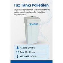 Watalina 120 Lt Polietilen Tuz Tankı – Beyaz