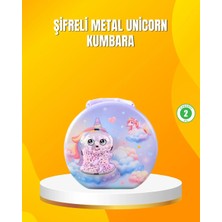 TKÇ Metal Çocuk Para Kasası Ayarlanabilir Şifreli Kilitli