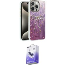 Elektronikçim Ieg™ iPhone 16 Pro Max Kılıf Zirve Modern Prime - Siyah Bilvis 5in1 5d Magic Hayalet Cam Ekran K
