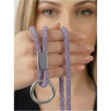 Case Collection Taşlı Telefon Askısı Boyun Için Ipli Strap 100CM