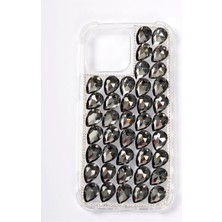 Case Collection 14 Pro Uyumlu  Kristal Taşlı Kokoş Kılıf