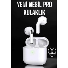 TKÇ Beyaz Yeni Nesil Pro Bluetooth Kulaklık Yüksek Ses Kaliteli Anc Özelliği