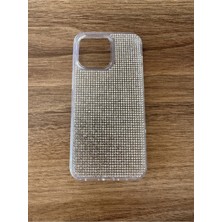Case Collection Iphone 15 Pro Uyumlu Diadmond Taşlı Slikon Kılıf (Handmade)