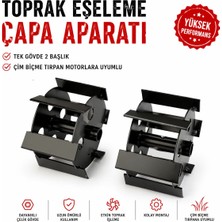 Staxx Power Toprak Eşeleme Palet Çapa Aparatı Şanzımansız 2 Başlık Çim Biçme Tırpan Motorlara Uyumlu