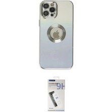 Elektronikçim Ieg™ iPhone 12 Pro Kılıf Kutup Yansıma Özel Seri - Şeffaf Uv Polymer Nano Ekran Koruyucu Elk-