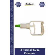 Carlburn #hacamat Profesyonel Vakum Aparatı Kaliteli Dayanıklı Sağlam Ergonomik 4 Parmak Kupa Pompası