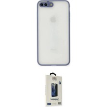 Elektronikçim Ieg™ iPhone 7 Plus Kılıf Ahenk Çizgi Serisi - Beyaz Bilvis Hayalet Cam Ekran Koruyucu ELK-34863