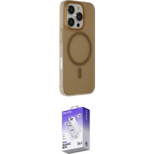 Elektronikçim Ieg™ iPhone 16 Pro Max Kılıf Çekirdek Modern Prime - Siyah Bilvis 5in1 3D Magic Cam Ekran Koruy
