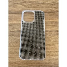 Case Collection Iphone 15 Pro Uyumlu Diadmond Taşlı Slikon Kılıf (Handmade)