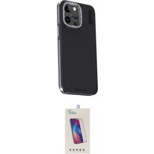 Elektronikçim Ieg™ iPhone 15 Pro Kılıf Kıvılcım Modern Özel Seri - Siyah Joko 5d Cam ELK-34863