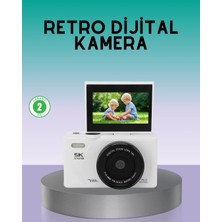 TKÇ Wifi Bağlantılı 5k Ultra Hd Dijital Kamera 75MP Otofokus